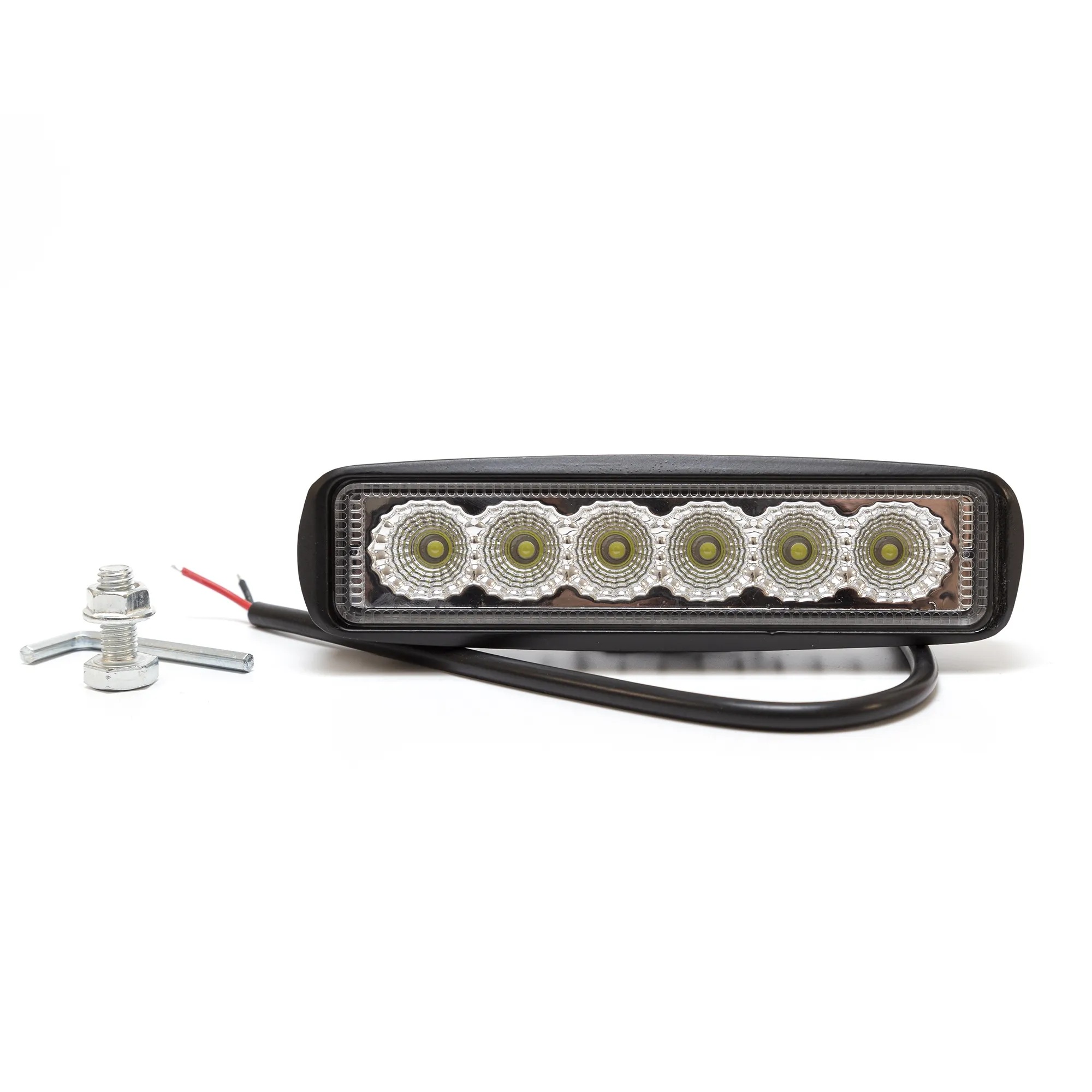 Автоэлектрика| AE18RT-6LED-DRL-PC |Фара светодиодная,прямоугольная,155*40*70,,18Вт,10-30V,1шт | превью 1