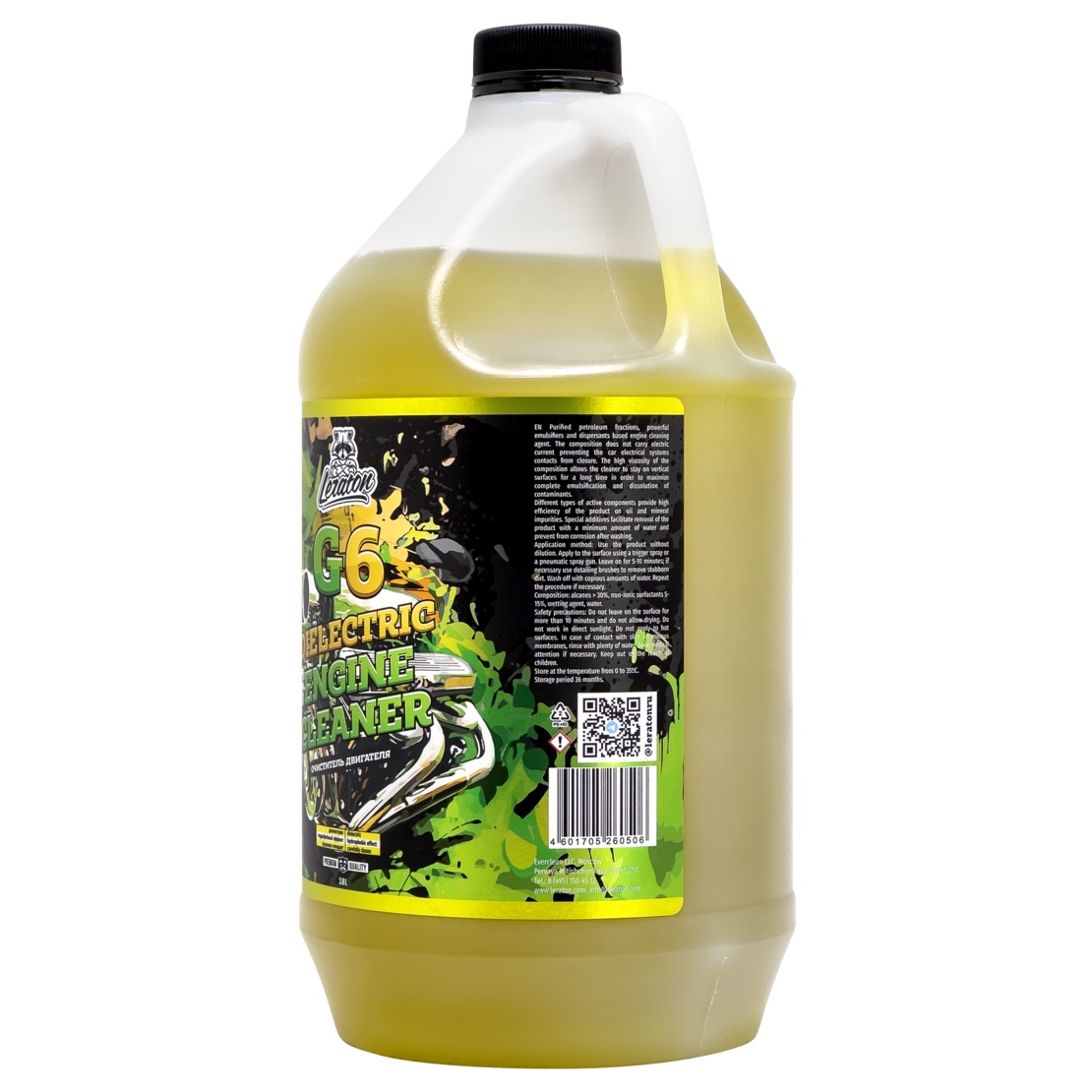 LERATON | G6 | Очиститель двигателя, диэлектрик LERATON 3,8л| превью 3