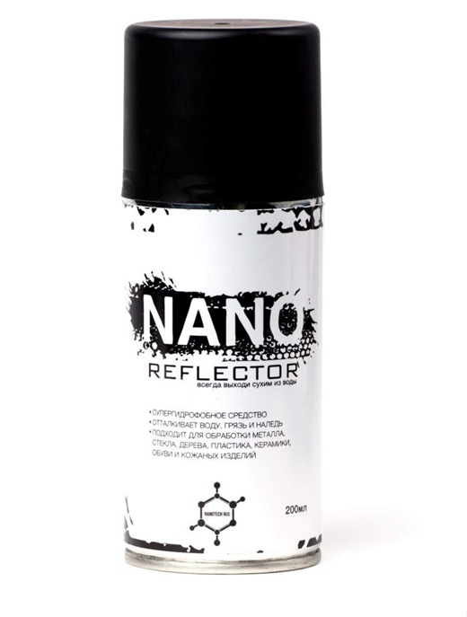 Nano | Reflektor | Супергидрофобное средство для стекла, металла и т. д., отталкивает воду, 0,2 л | превью 1