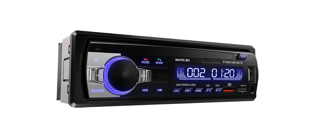 NAVITEL | RD-3 | 4х50w, FLAC, 2xUSB/BT,RGB, 2 RCA, | 1