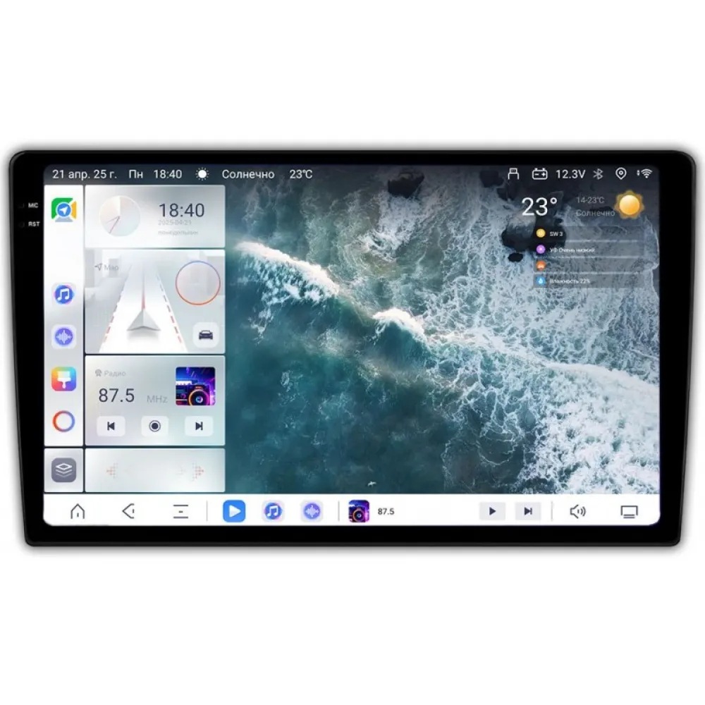 XCar | TS20 2K 12.3" 6-128| Android 13,DSP. 4G 8 ядер  дисплей 9 " Wi-Fi, 2DIN, USB, BT,| превью 1