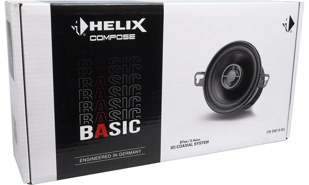 Helix | CB C87.2-S3 | коаксиальная акуст., 3.4", 40/60Watts, 3Om | 7