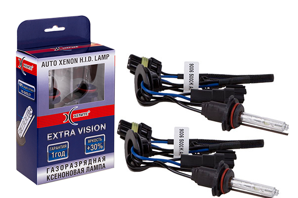 XENITE | EXTRA VISION+30%  HB4 (9006) 5000K | Комплект 2шт  HB4 5000K , яркость+30% | превью 1