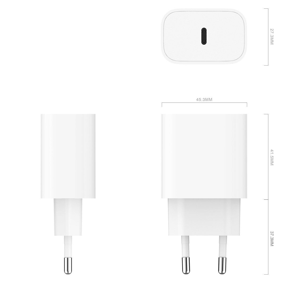 Mivo | MP-229T | Быстрая зарядка Сетевой адаптер Type-C  2.4A  | превью 2