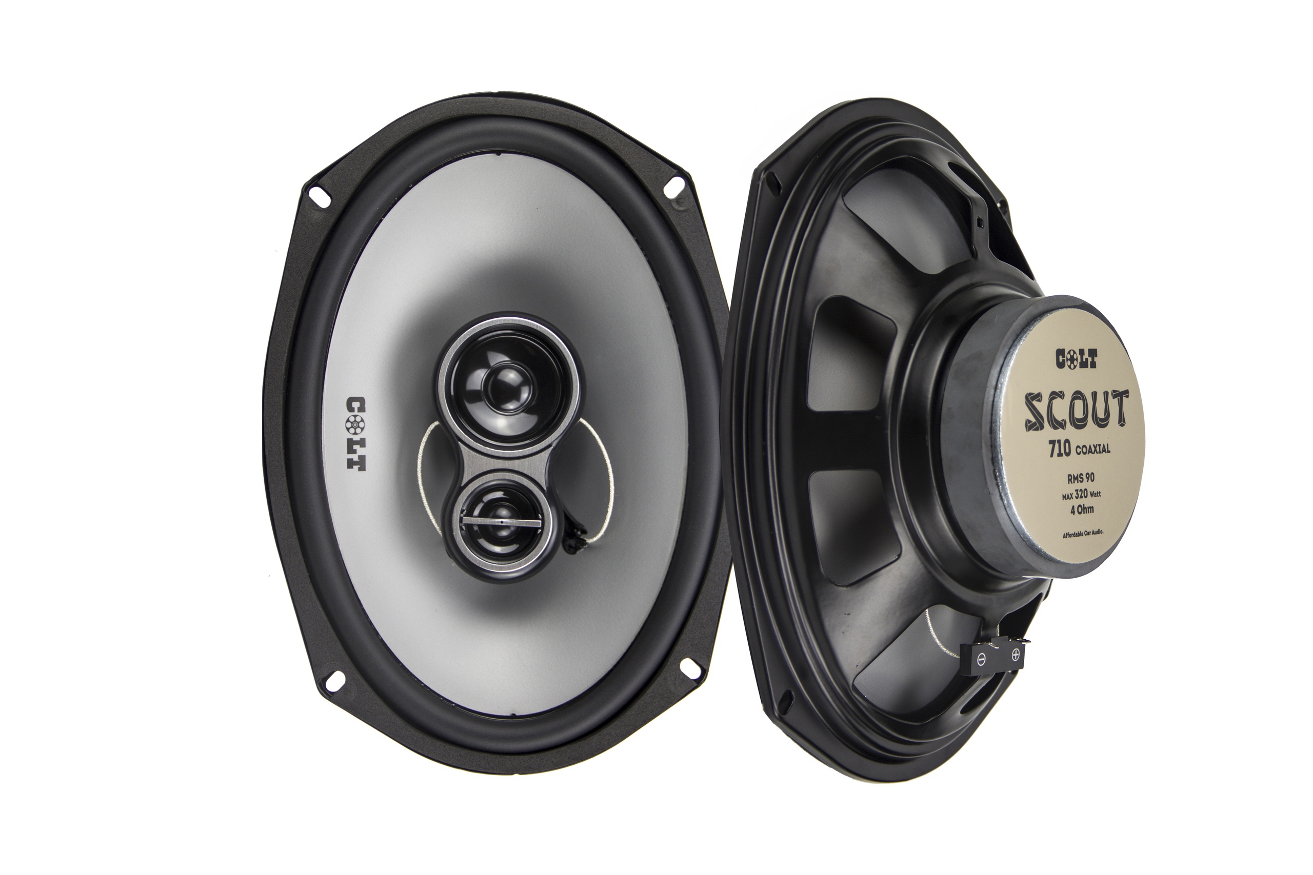 COLT | SCOUT 710 coaxial | 7"х10"см, 2-х полосная, коаксиальная, RMS 90Вт, MAX 320Вт. 92 Дб | 1