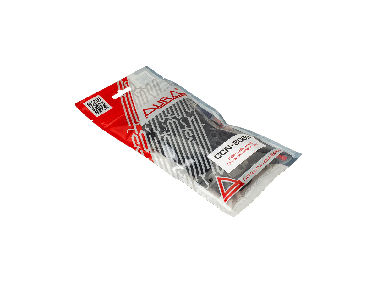 AurA | CCN-806B | Клипса крепежная, сечение до 6 AWG (14мм), пластик, в пакете: 100 штук!!! | превью 2