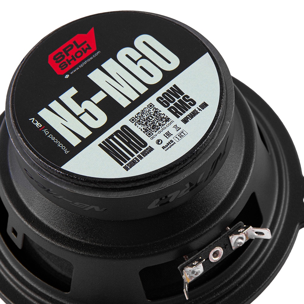 ACV | SPL SHOW NITRO N5-M60 | СЧ 5,25" /RMS=60Вт/4Om. | 5