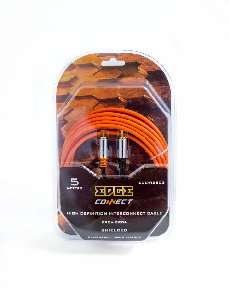 EDGE | EDC-RT502 | RCA-кабель 5 метров, 2 канала  | превью 2