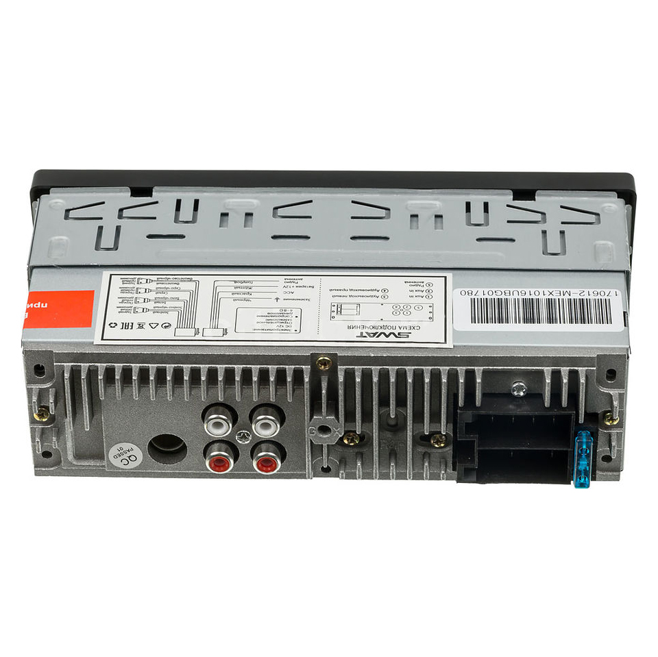 Swat | MEX-1016UBG | 4x50, USB/SD, зеленые кнопки | 2