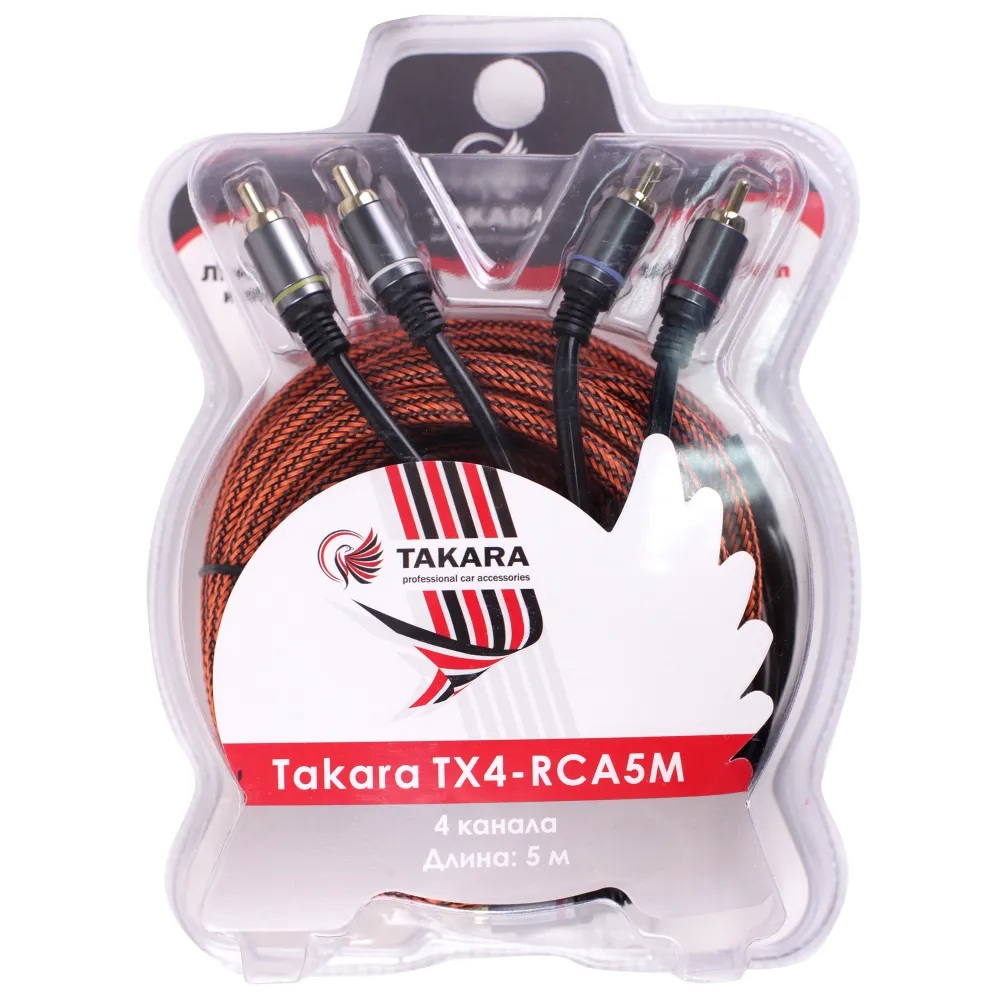 TAKARA | TX4-RCA5M | Линейный кабель| 3