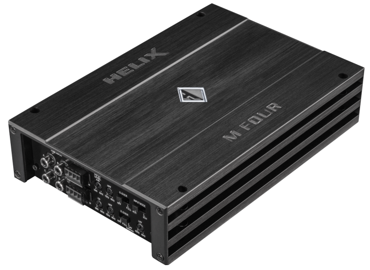 Helix | M FOUR | Усилитель 4-х канальный, 4х100Вт, 4/2Ом со встроенным активным кроссовером | превью 1
