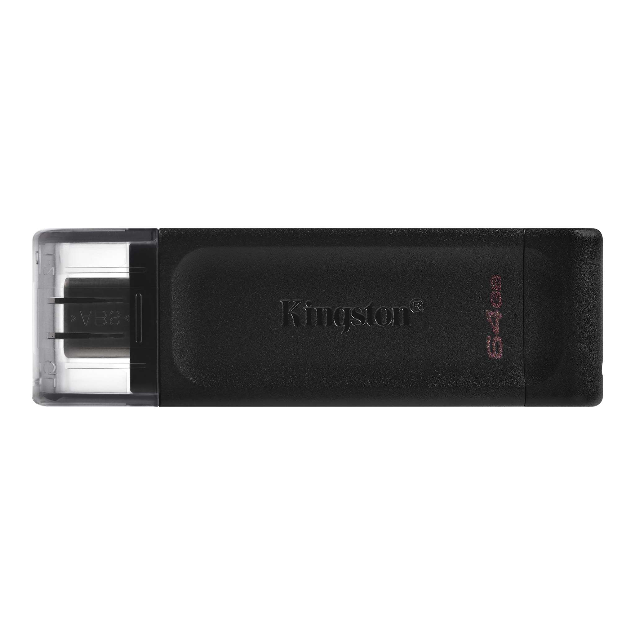 Kingston | 64GB | Модуль памяти DataTraveler 70 (USB 3.0/3.2 + Type C) чёрный| 2