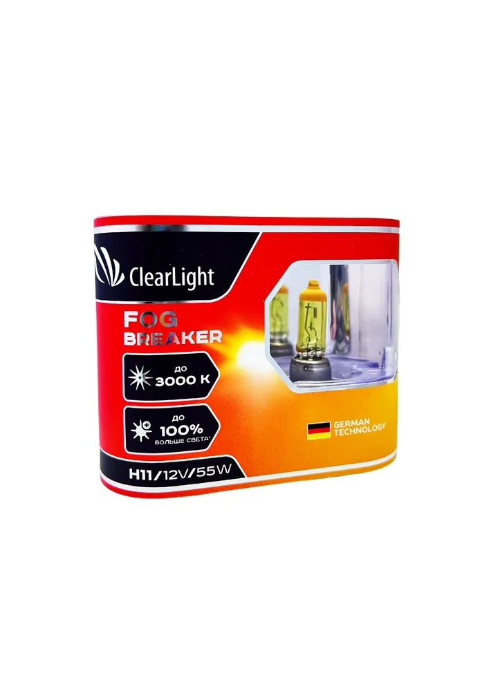ClearLight | Fog Breaker H11 | 12V-55W (Duobox) 2шт | 1