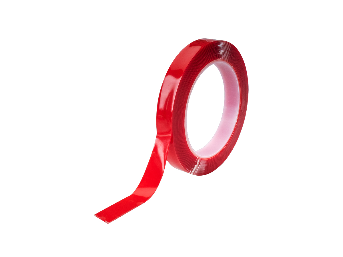 Скотч двусторонний | AurA ZTC-A215T | акриловая клейкая лента, прозрачная, 0.8 mm x 15mm x 5m | превью 1