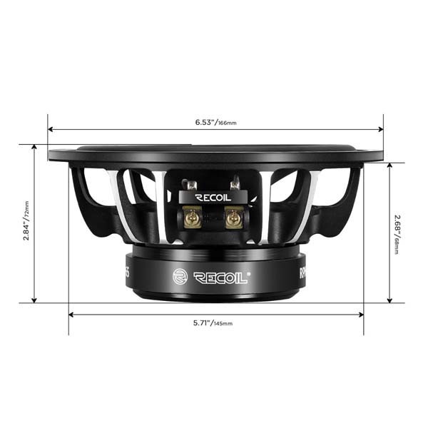 Recoil | RPM265 | компонентная , Ом, Гц, RMS/Peak - Bt | 8