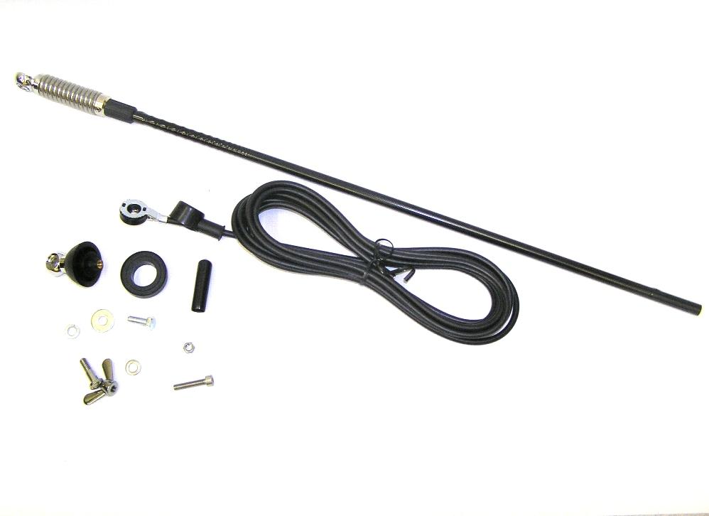 MegaJet | CB T3-27 | Антенна СВ врезная, длина 62см, длина шнура 4м, макс мощность 100Вт | превью 2