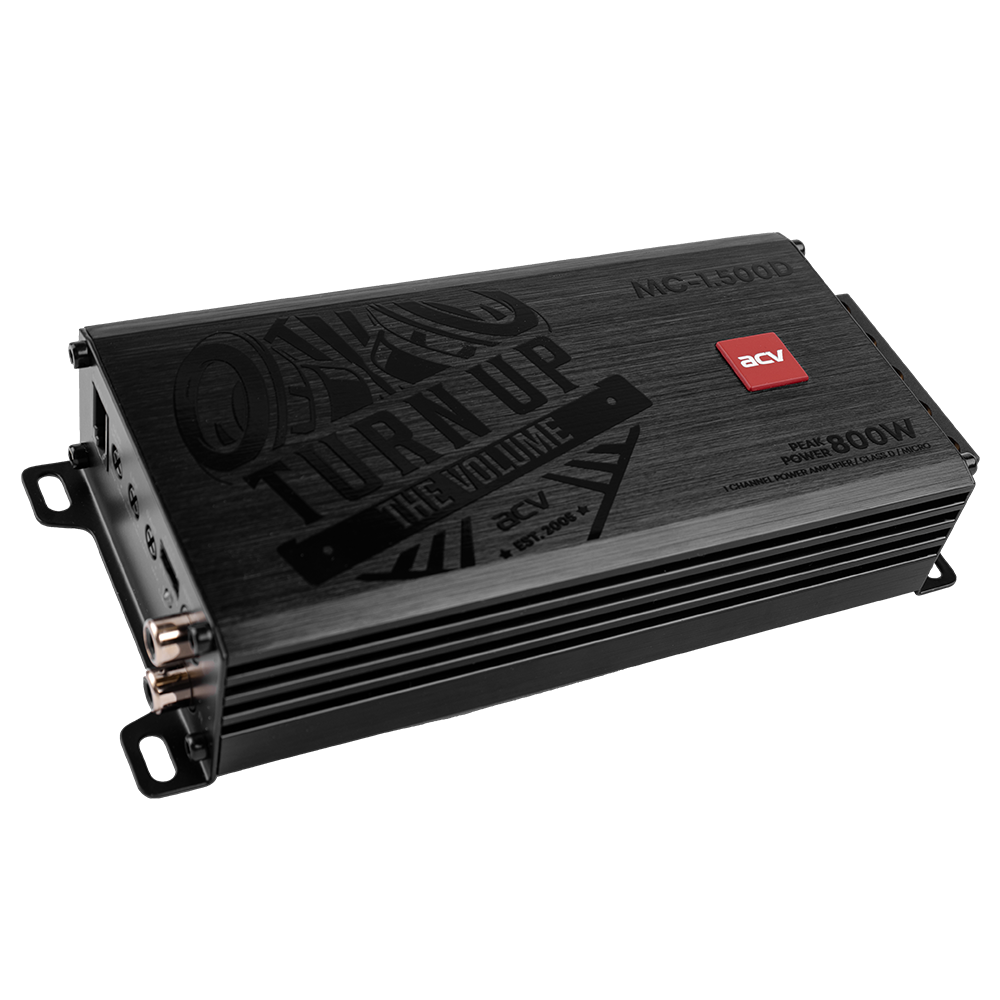 ACV | MC-1.500D | micro 500вт/1канал 2-1ом/BassBoost/D-class | 1