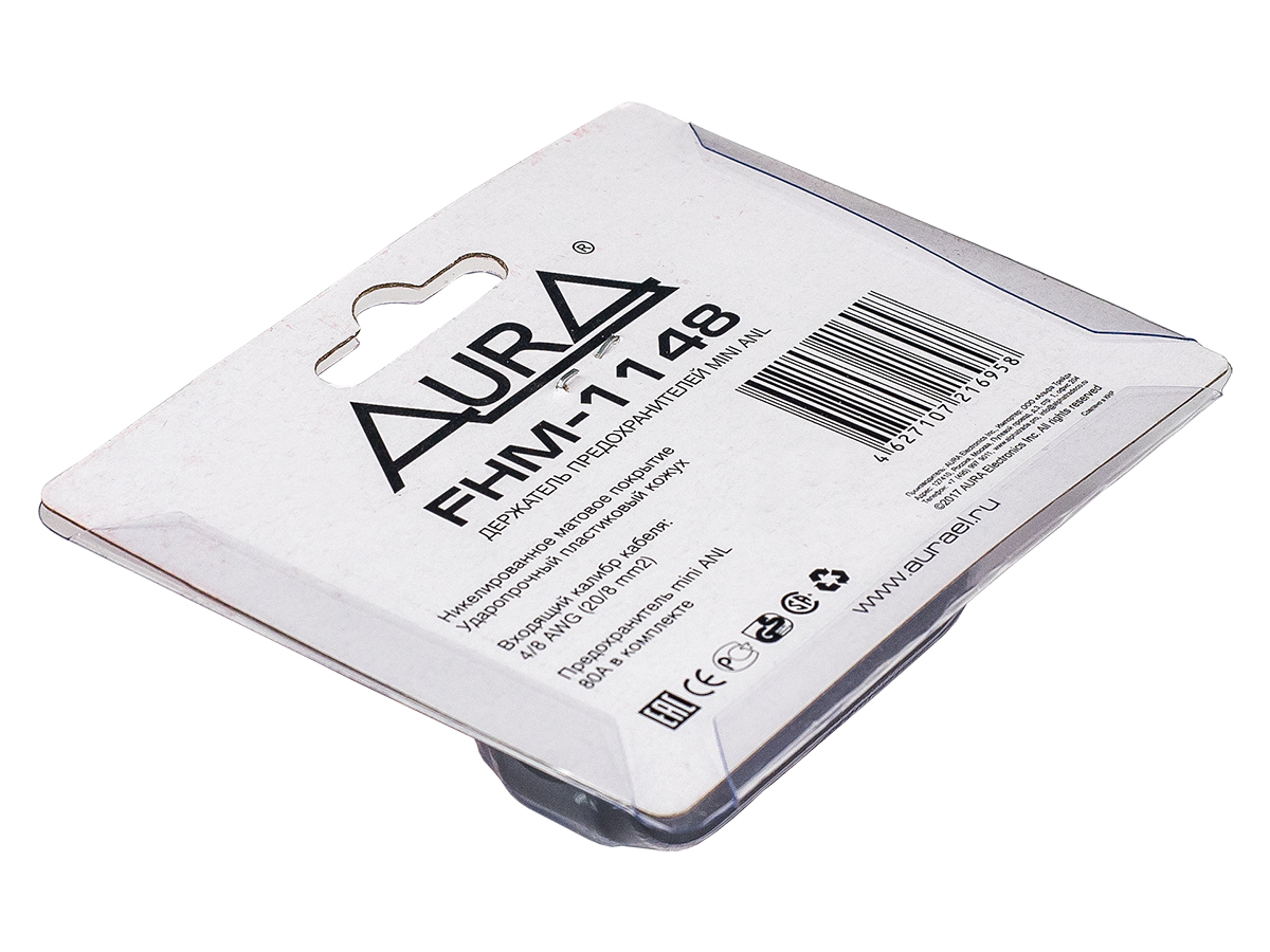 AurA | FHM-1148 | ЧЗ! Держатель MiniANL (4/8 Ga) + предохранитель MiniANL 80A | 4