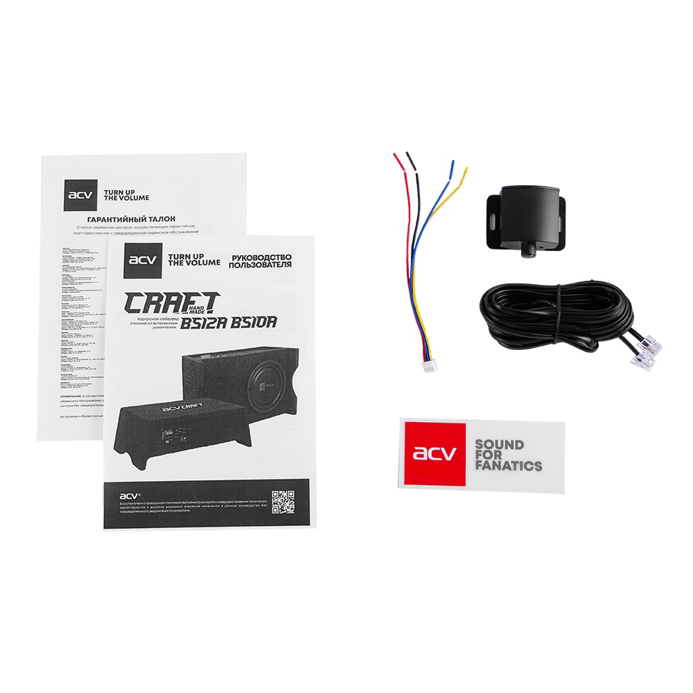 ACV | CRAFT BS10A | плоский актив.корпус. / 25см./1800вт /SPL-108 Дб темно-серый | 5