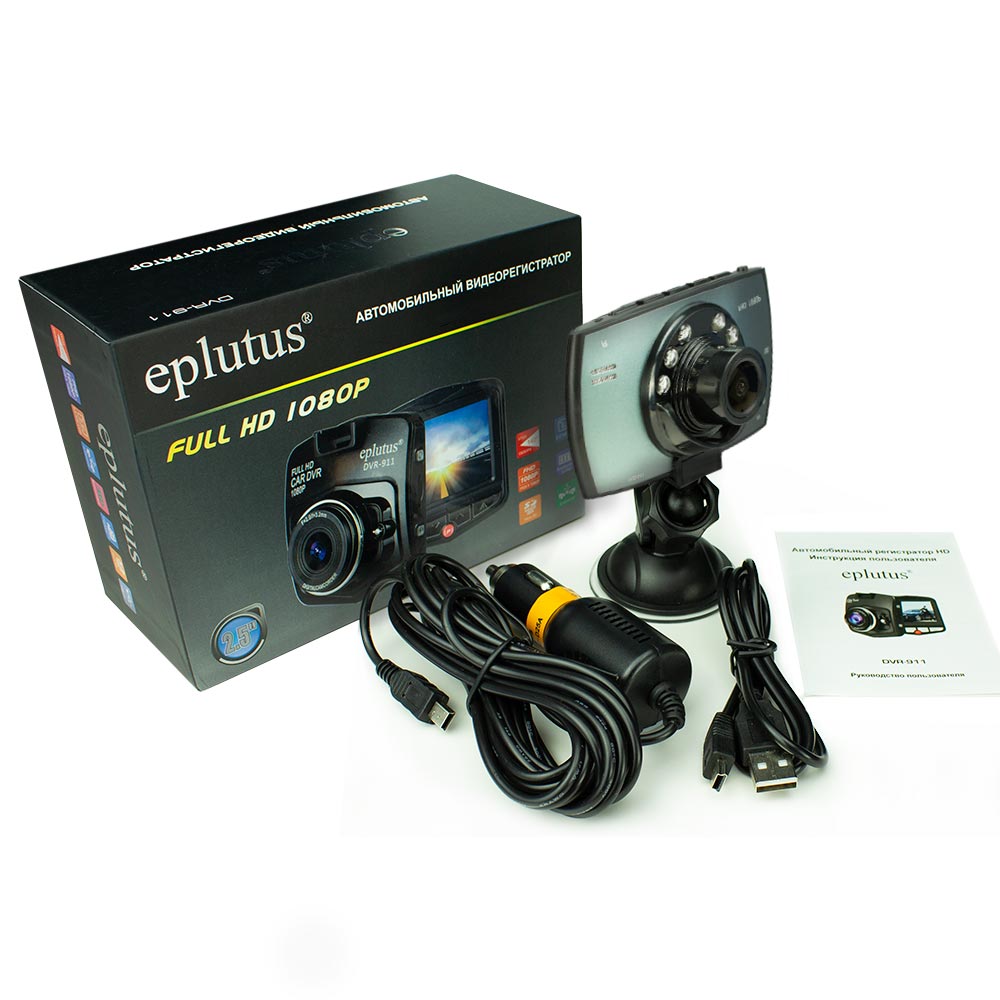 Eplutus | DVR 922 | FullHD, экран 1.5", 140гр, G-сенсор, Micro SD(до 32Gb) | 4