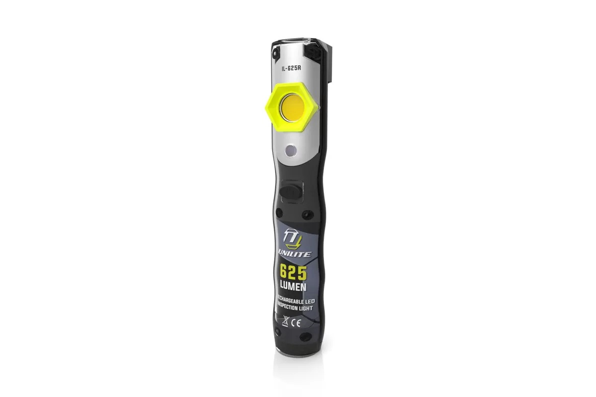 UNILITE | IL-625 R | Инспекционный фонарь COB 625 Lm +SMD 250 Lm +УФ, 2500 mAh, IP65 | 1