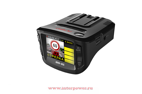 Sho-Me | Combo №1 | Full HD, ЖК-экран: 2,31 дюйм G-сенсор, микрофон, GPS-датчик | 1