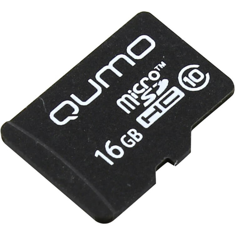 Qumo | MicroSDHC 16Gb Class 10 (с адаптером SD) | Карта памяти MicroSD 16Gb + адап, Class 10 | превью 2