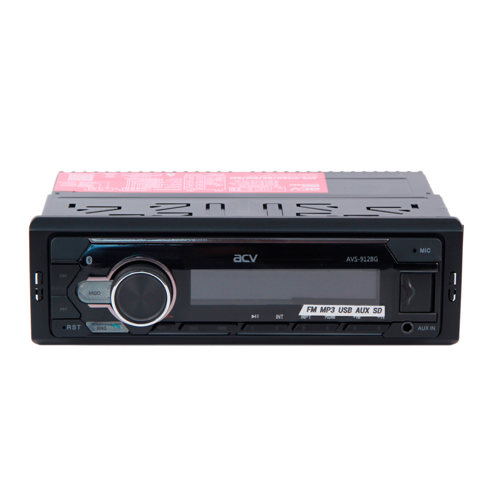ACV | AVS-912BG | 1din/зеленая/FM/USB/AUX/SD/4*50/Bluetooth | 2