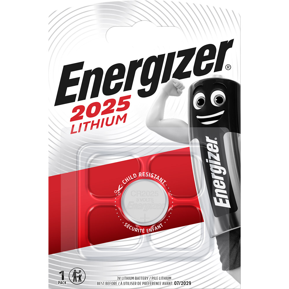Energizer | CR2025 |  Батарейка Energizer 1шт. ЦЕНА за 1шт. | превью 1