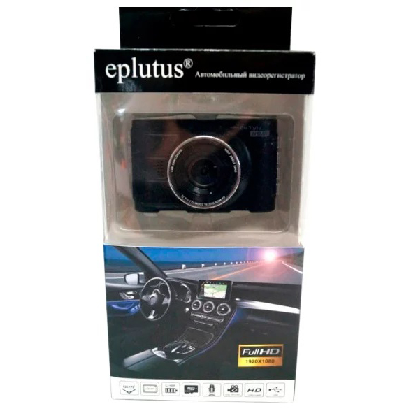 Eplutus | DVR 916 | FullHD, экран 3,0", 140гр, G-сенсор, Micro SD(до 32Gb) | превью 3