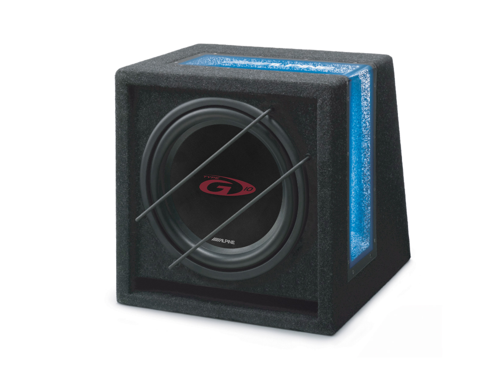 Alpine SBG-1044BR 10 корп. саб с фазиком300W RMS 450W Max