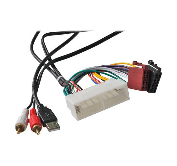 Incar | ISO HY-04A | переходник ISO AUX+USB Hyundai Solaris 16+, KIA 16+ | 1