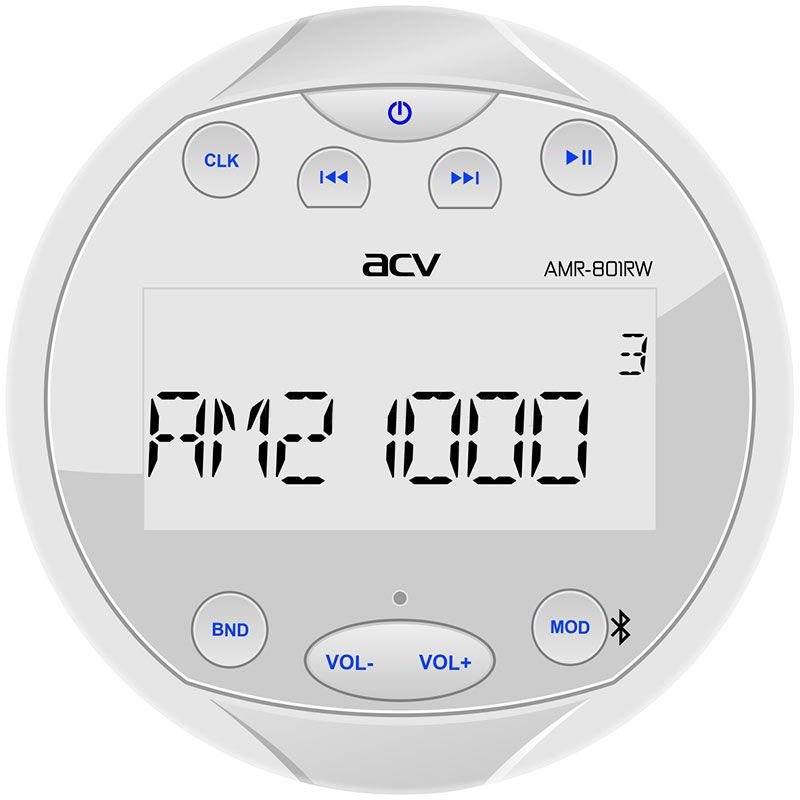 ACV | AMR-801RW| 4*40/USB/SD/FM круглый | превью 3