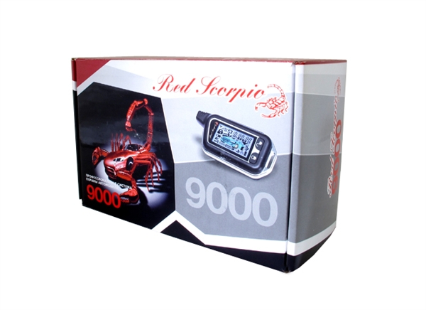 Red Scorpio | 9000 | ЖК диспл NEW,ЗАПУСК. обр связь 1200м без сирены | 1