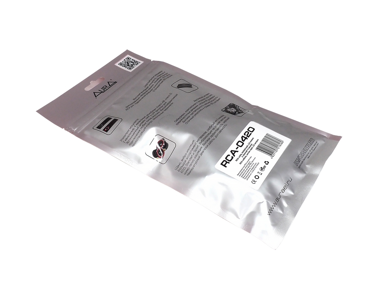 AurA | RCA-0420 | RCA-кабель 2 метра, 4 канала, витая пара | превью 3