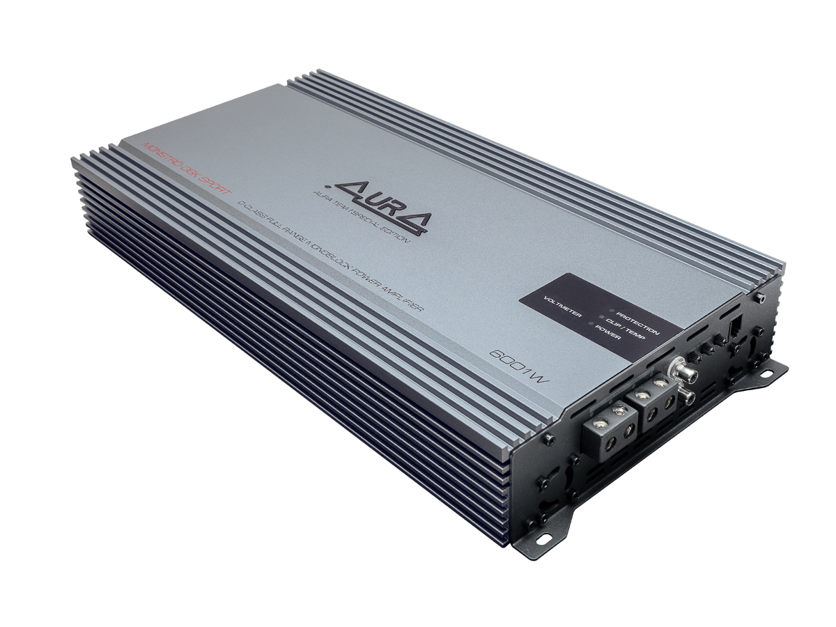 AurA | MONSTRO-D6K SPORT | 2300w (4 Ohm), 1x3500w (2 Ohm), 1x5000w (1 Ohm), 20Hz - 11000Hz | 1