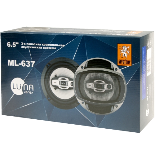 Mystery | ML 637 | 6", коакс. 3-х полосн. 180/60 - max/nom | 5