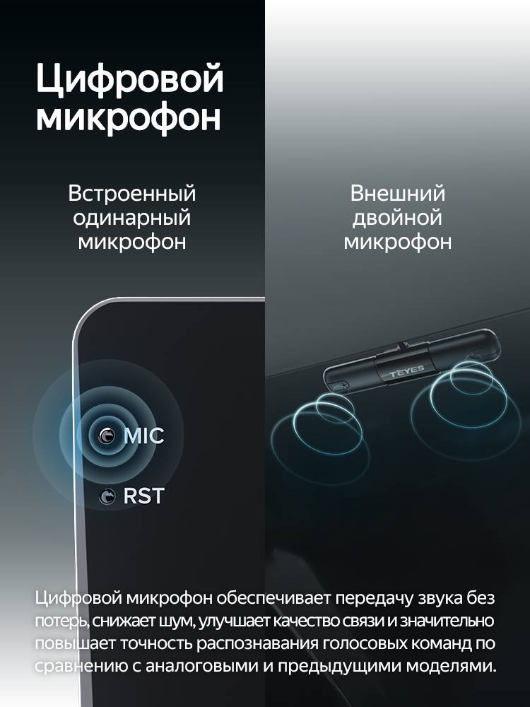 TEYES | Микрофон СС4 Pro | подходит ко всем планшетам CC4 Pro 9-10 дюймов | превью 3