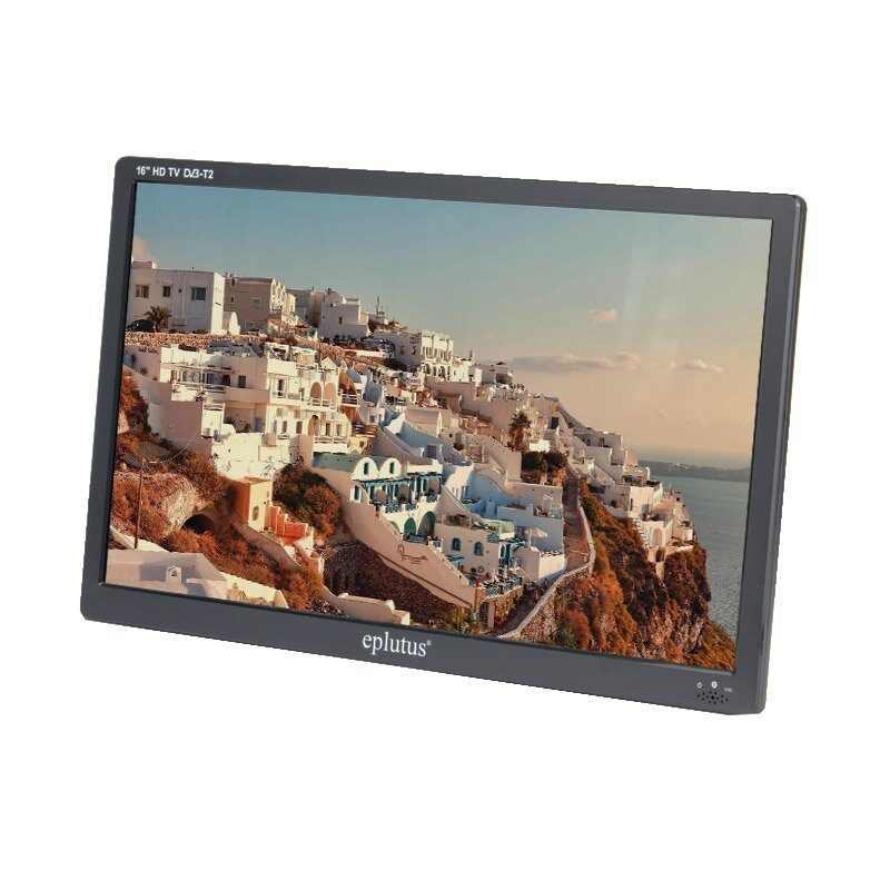 Eplutus | EP-162T Black  |  16" встроенный DVB-T2, USB, внутренний аккумулятор  | превью 1