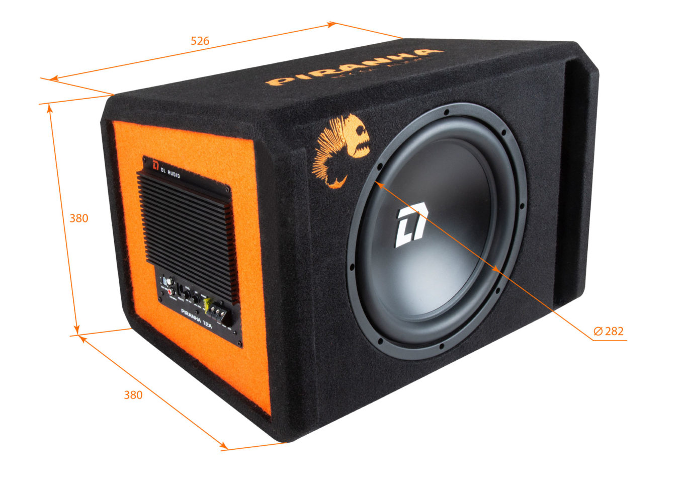 DL Audio | Piranha 12A V3 Black |  | 6