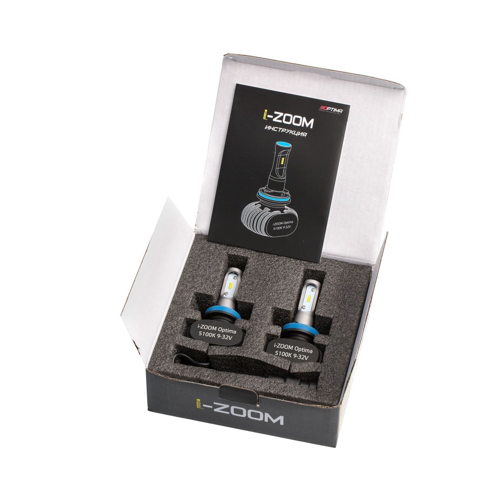 OPTIMA | H11 LED i-ZOOM | Seoul-CSP 4300K , 9-32V комплект 2 шт. | превью 3