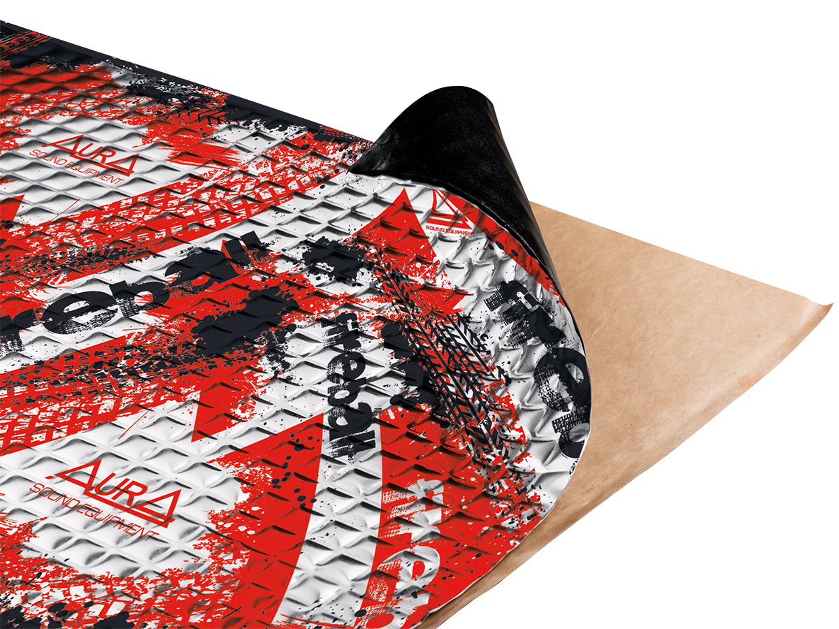 AurA | VDM FIREBALL-M1 | Фольгированный вибродемпфер, толщина 1,1мм,  упак 30 л | 1