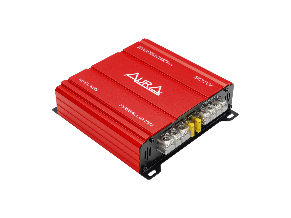 AurA | FIREBALL-2.150 | 2x100w (4 Ohm), 2x150w (2 Ohm), 1x230w (4 Ohm), LPF/HPF, 20Hz - 20kHz | превью 1