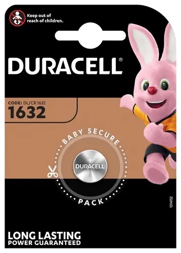 Duracell | CR1632 |  Батарейка 1шт. в упаковке | превью 1