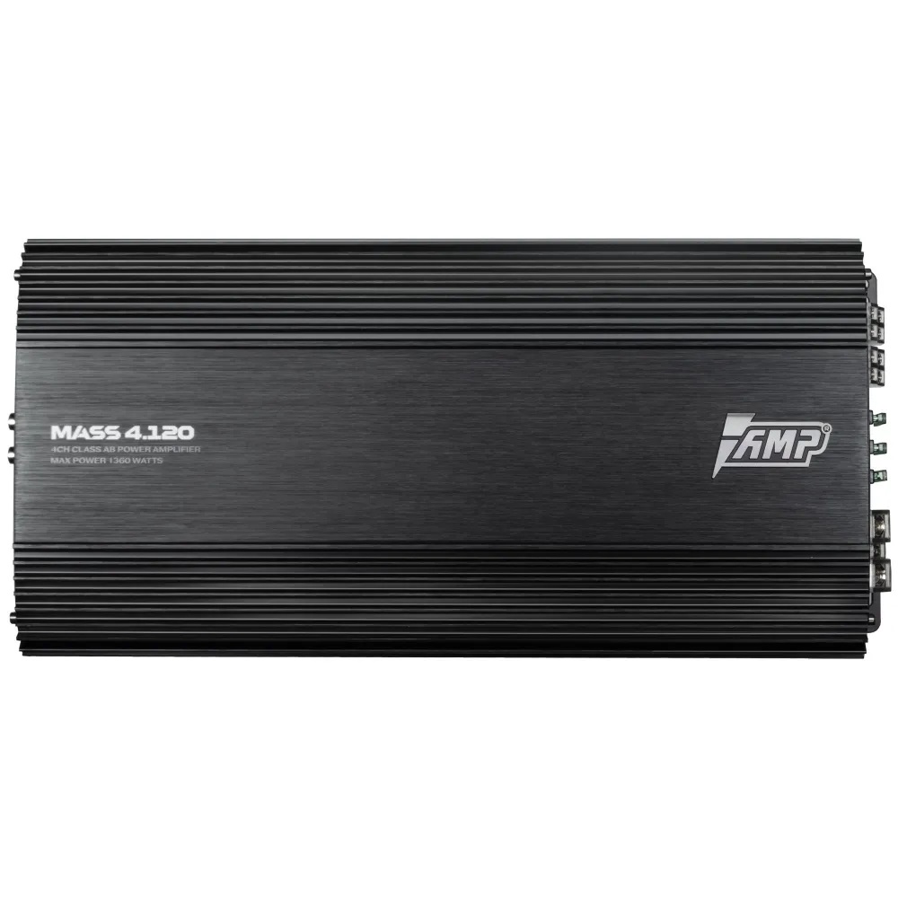 AMP | MASS 4.120 | 4-кан, класс AB , мощность RMS 120 Вт х4 ( 4 Ом ), 180Втх4,  ( 2 Ом ) | превью 1