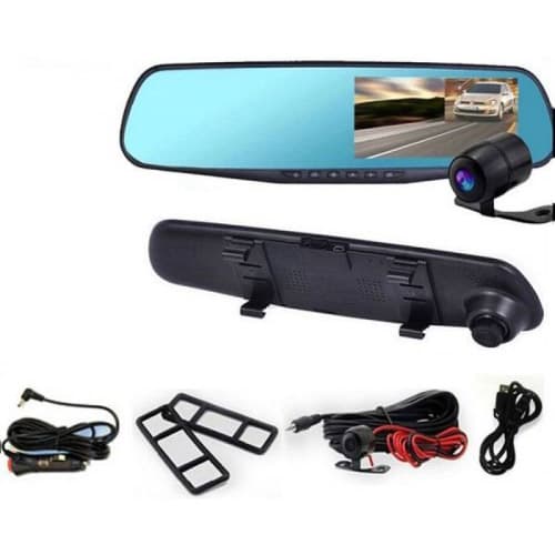 Eplutus | D02 | Зеркало 2 камеры  Full HD1920x1080, 140гр., 4.3" экран | 4