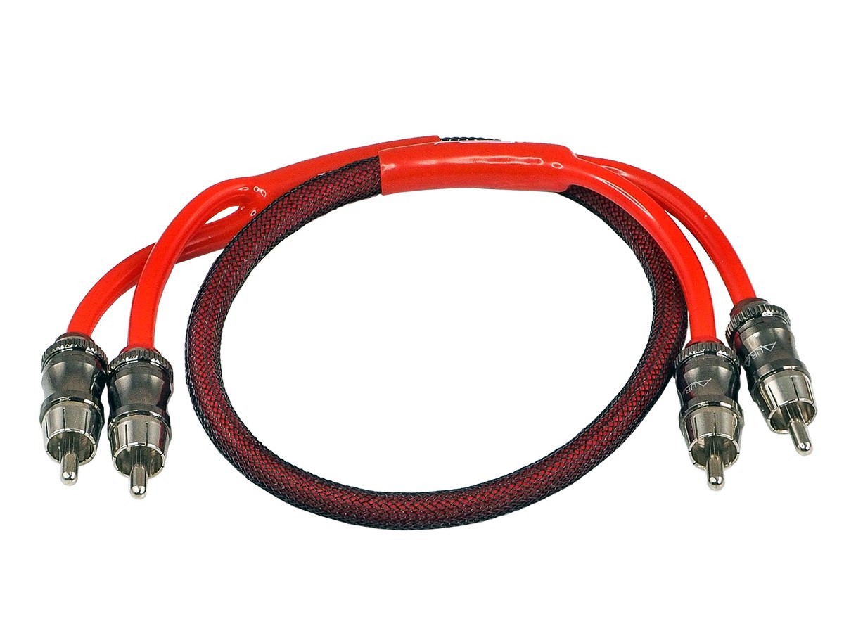AurA | RCA-C302 MkII | RCA-кабель 0.25 метра, 2 канала, бескислородная медь (OFC), двойной экран | 1