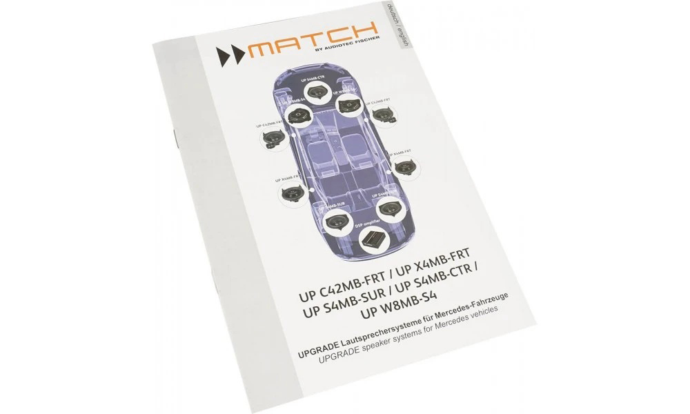 MATCH | UP S4MB-SUR | динамик широкоп. для Mercedes в штат. место в задней полке, 60/120Watts, 4Om | 5