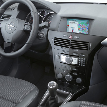 Incar | ROP-N02 | Рамка магнитолы 1Din Opel Astra 04+ черная | превью 2