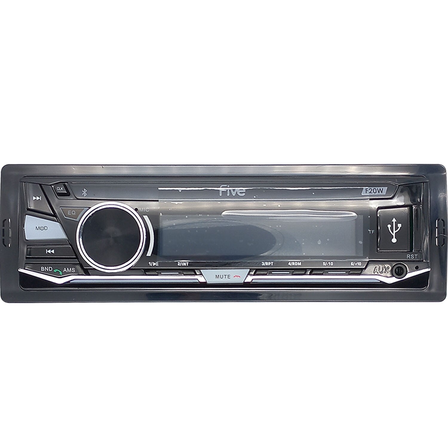 FIVE | F20W | 1din/белая/Bluetooth/USB/AUX/SD/FM/4*50 | превью 2